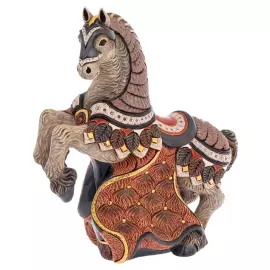 Ceramic statuette "Royal Grey Horse"