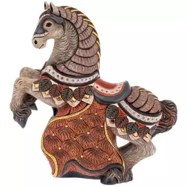 Ceramic statuette "Royal Grey Horse"