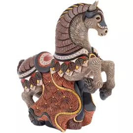 Ceramic statuette "Royal Grey Horse"