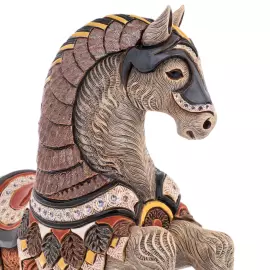 Ceramic statuette "Royal Grey Horse"