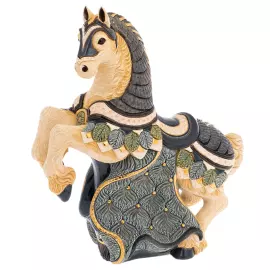 Статуэтка керамическая "Королевский белый конь"