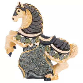 Статуэтка керамическая "Королевский белый конь"