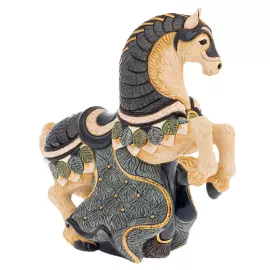 Статуэтка керамическая "Королевский белый конь"