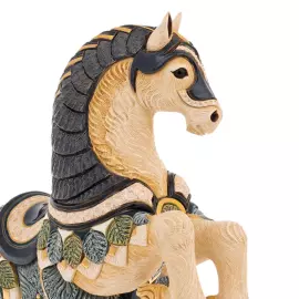 Статуэтка керамическая "Королевский белый конь"