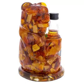 Сувенир из янтаря "Русский медведь"