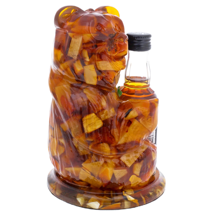 Souvenir of amber "Russian bear"