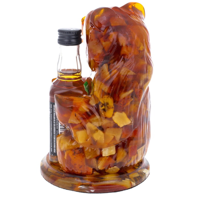 Souvenir of amber "Russian bear"