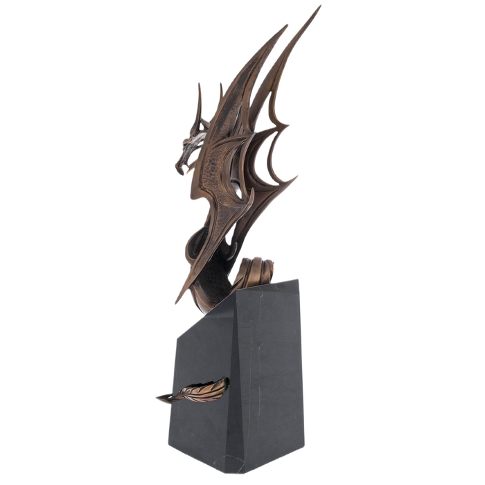 Author's bronze sculpture "Dragon"