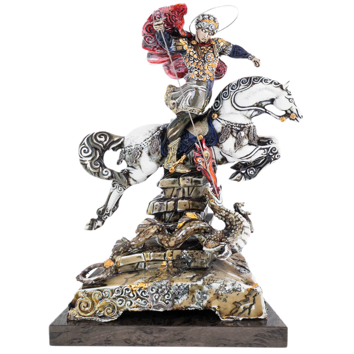 Porcelain statuette "George the Victorious"