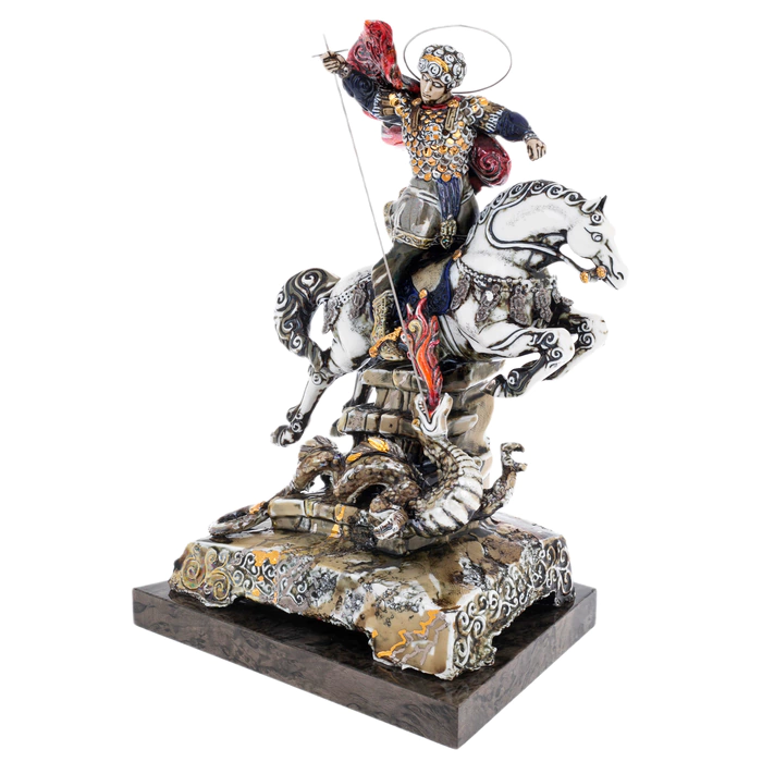 Porcelain statuette "George the Victorious"