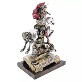 Статуэтка фарфоровая "Георгий Победоносец"