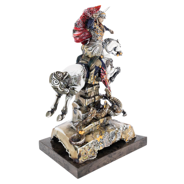 Porcelain statuette "George the Victorious"