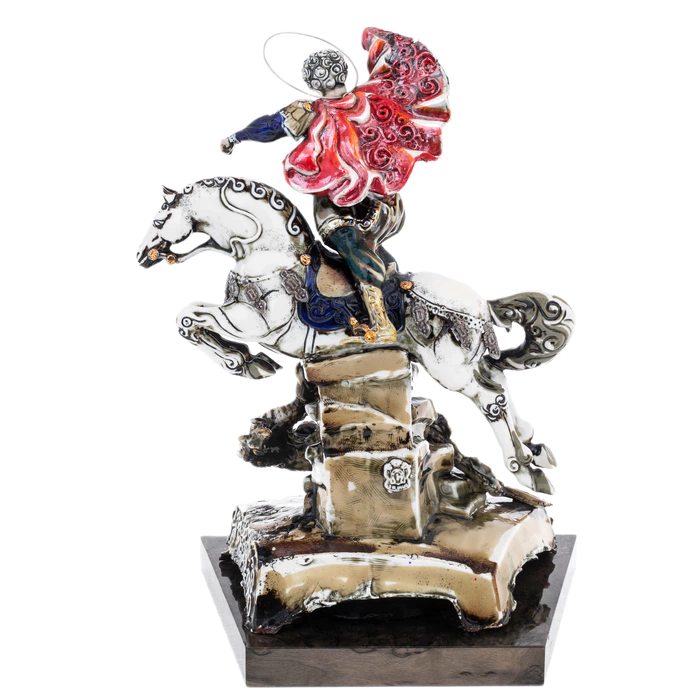 Porcelain statuette "George the Victorious"