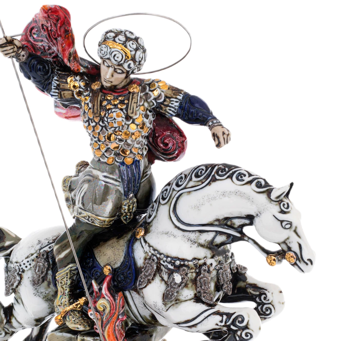 Porcelain statuette "George the Victorious"