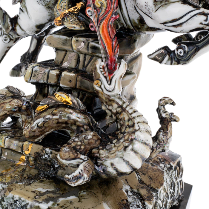 Porcelain statuette "George the Victorious"