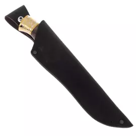 Нож сувенирный "Горы" с кожаными ножнами, Златоуст