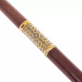 Трость украшенная со стилетом "Классика" светлое дерево, Златоуст