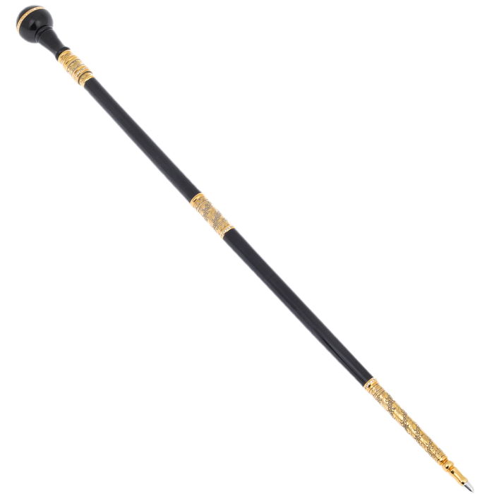Cane decorated with "Classics" dark wood, Zlatoust