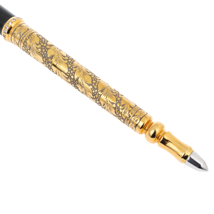 Cane decorated with "Classics" dark wood, Zlatoust