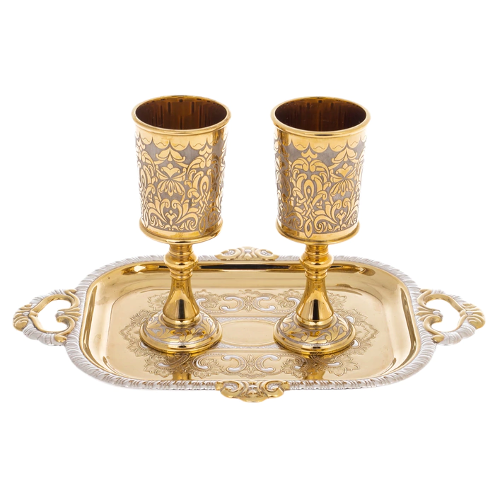 Tsarsky liqueur set for 2 persons, Zlatoust