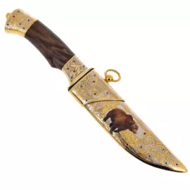 Нож сувенирный "Медведь" Златоуст