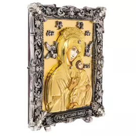 Икона с художественным литьем "Неустанная помощь"