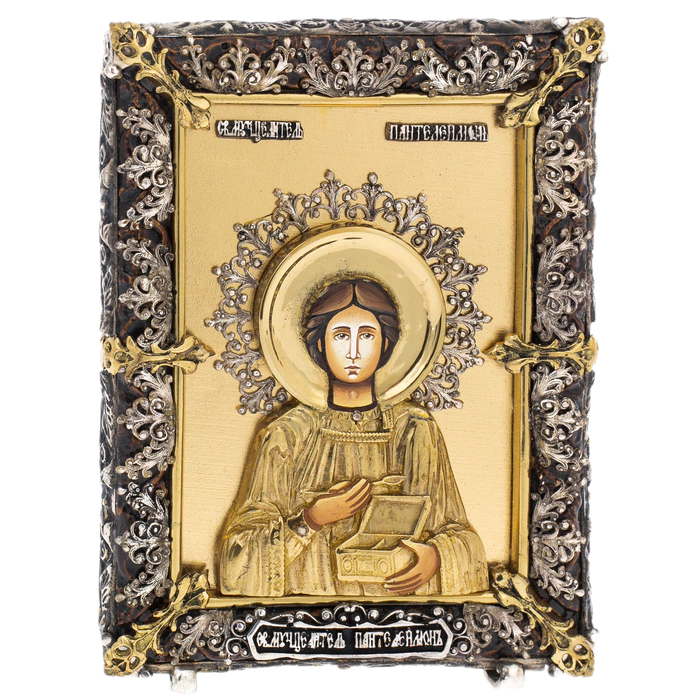 The icon of Saint Panteleimon