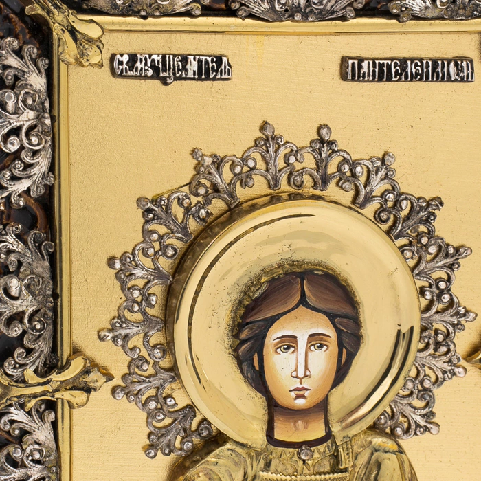 The icon of Saint Panteleimon