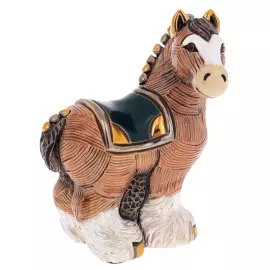 Статуэтка керамическая "Лошадь" с эмалью