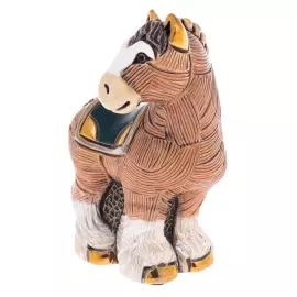 Статуэтка керамическая "Лошадь" с эмалью