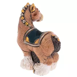 Статуэтка керамическая "Лошадь" с эмалью