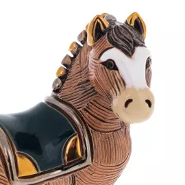 Статуэтка керамическая "Лошадь" с эмалью