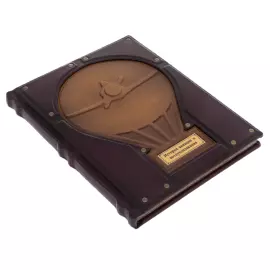 Книга в кожаном переплете "История авиации и воздухоплавания"