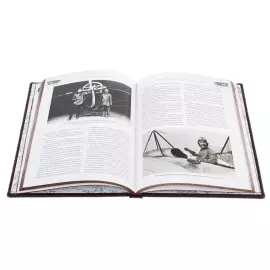 Книга в кожаном переплете "История авиации и воздухоплавания"