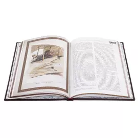 Книга в кожаном переплете "История авиации и воздухоплавания"