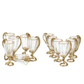 Набор лафитников подарочных "Змея" на 12 персон