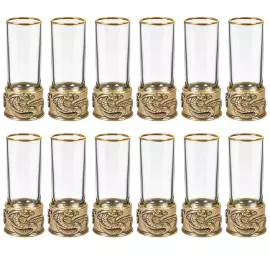 Набор стопок-патронов "Змея" на 12 персон