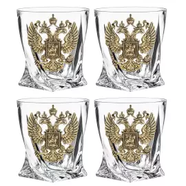 Набор для виски "Большой герб России" на 4 персоны