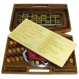 Lotto in a carved ash case "Arabesque-4"