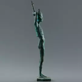Bronze sculpture "Tuvan morning 1"