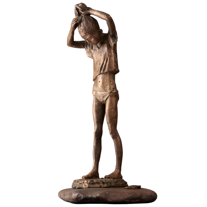 Bronze sculpture "Tuvan Morning 2"