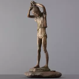 Bronze sculpture "Tuvan Morning 2"