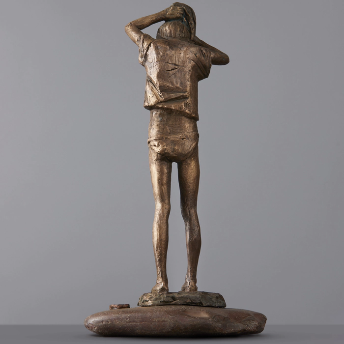 Bronze sculpture "Tuvan Morning 2"