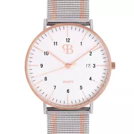 Наручные кварцевые часы Русское время серебристо-золотистые