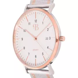 Наручные кварцевые часы Русское время серебристо-золотистые