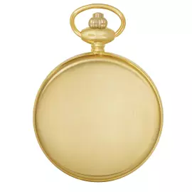 Карманные кварцевые часы Русское время бело-золотистые, комбинированное желтое золото