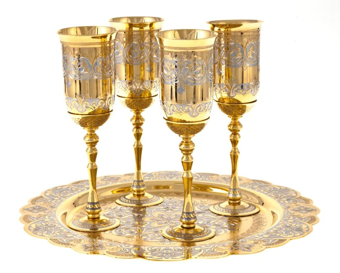 Wine set "Quartet" Zlatoust