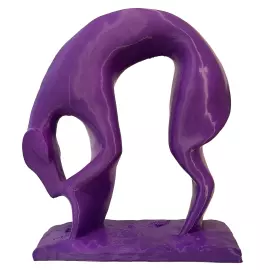 The sculpture is the author's "Arch"