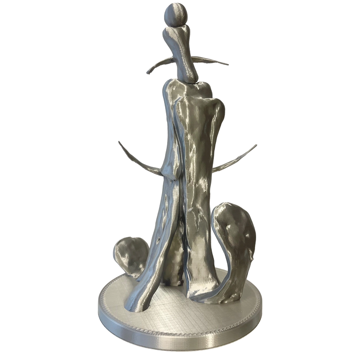 Author's sculpture "Moon woman"
