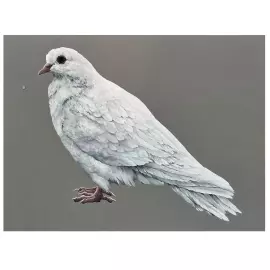 The painting is the author's "Soul"